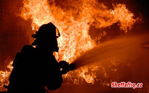 Bakıda 9 otaqlı evdə yanğın olub Bakıda 9 otaqlı evdə yanğın olub