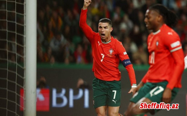 Kriştianu Ronaldu millidə ardıcıl 22 il qol vuran yeganə oyunçu kimi futbol tarixinə düşüb. Kriştianu Ronaldu millidə ardıcıl 22 il qol vuran yeganə oyunçu kimi futbol tarixinə düşüb.