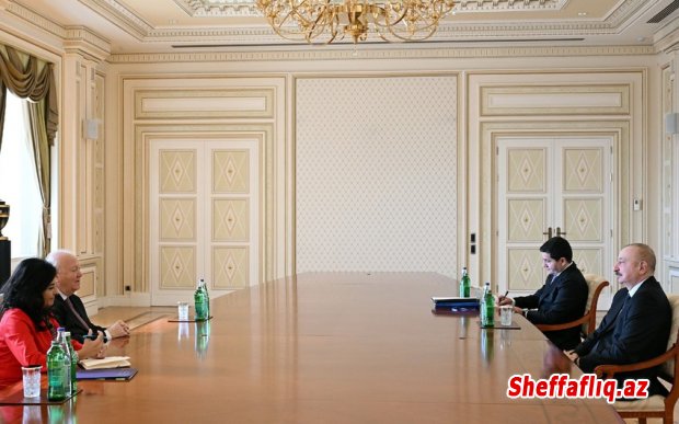 Prezident İlham Əliyev BMT Baş katibinin müavinini qəbul edib