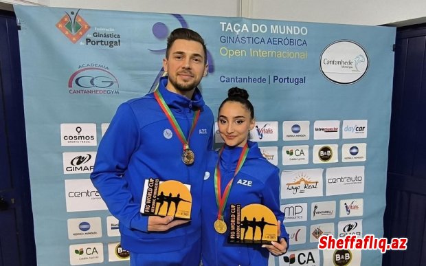 Azərbaycan gimnastları Portuqaliyada qızıl medal qazanıblar Azərbaycan gimnastları Portuqaliyada qızıl medal qazanıblar