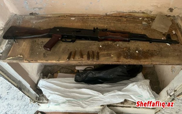 DİN və Penitensiar xidmət əməliyyat keçirib, avtomat aşkar olunub