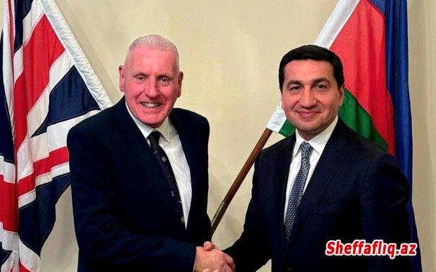 Hikmət Hacıyev Britaniya Müdafiə Nazirliyinin dövlət naziri ilə görüşüb Hikmət Hacıyev Britaniya Müdafiə Nazirliyinin dövlət naziri ilə görüşüb