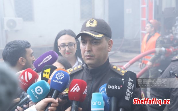 FHN rəsmisi: Yanğın baş verən əraziyə yaxın yaşayış binalarından sakinlər təxliyə edilib FHN rəsmisi: Yanğın baş verən əraziyə yaxın yaşayış binalarından sakinlər təxliyə edilib
