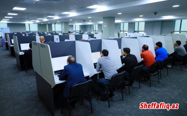 Taksi sürücüləri üçün test imtahanı keçirilib, 1261 namizəd uğur qazanıb