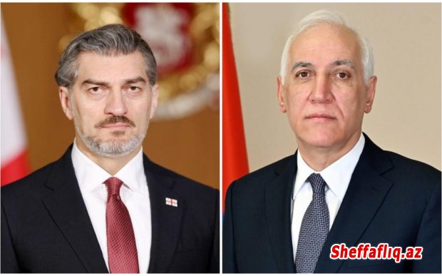 Gürcüstan və Ermənistan prezidentləri görüşüblər Gürcüstan və Ermənistan prezidentləri görüşüblər