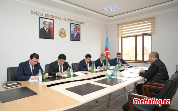 Ədliyyə naziri İmişlidə vətəndaşları qəbul edib Ədliyyə naziri İmişlidə vətəndaşları qəbul edib