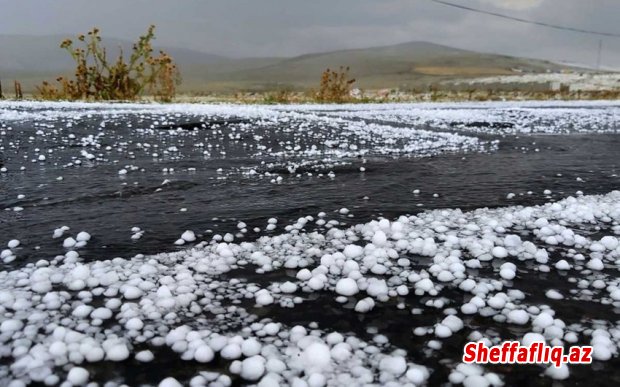 Göygöl və Daşkəsənə dolu düşüb Göygöl və Daşkəsənə dolu düşüb