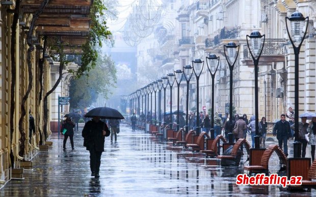 Bakıda gecə leysan yağacaq Bakıda gecə leysan yağacaq