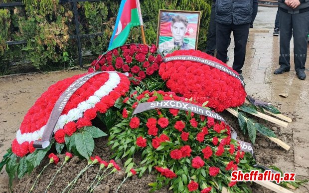 Qubada Birinci Qarabağ müharibəsinin şəhidi Elşən Ərzumanov dəfn edilib Qubada Birinci Qarabağ müharibəsinin şəhidi Elşən Ərzumanov dəfn edilib