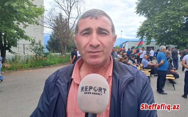 Həsənriz sakini: Kəndimizdə yaşayış üçün hər bir  şərait yaradılıb