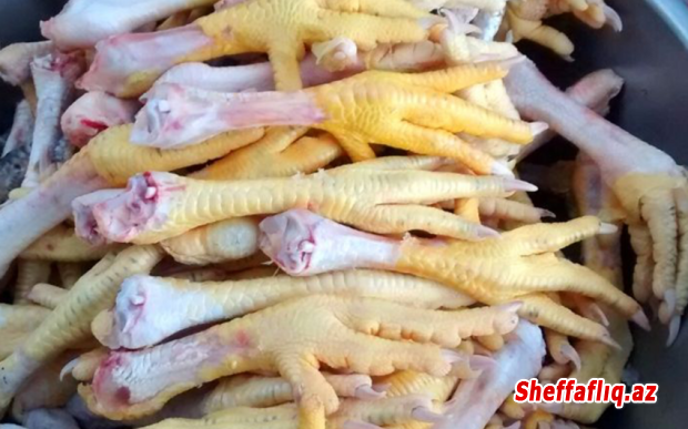 Azərbaycan Çinə toyuq ayaqları ixrac edəcək Azərbaycan Çinə toyuq ayaqları ixrac edəcək