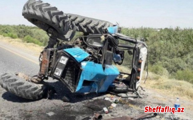 Yardımlıda traktor aşıb, sürücü ölüb