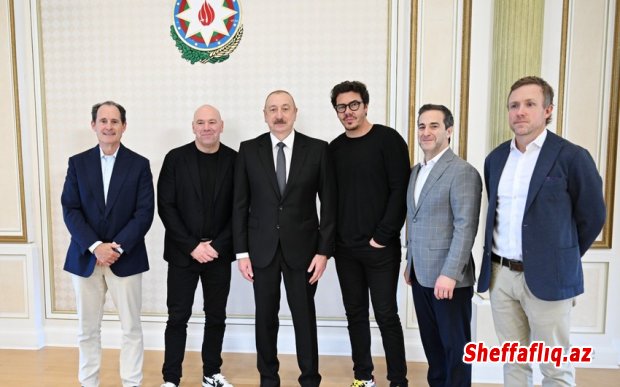 Prezident İlham Əliyev UFC-nin prezidentini qəbul edib Prezident İlham Əliyev UFC-nin prezidentini qəbul edib