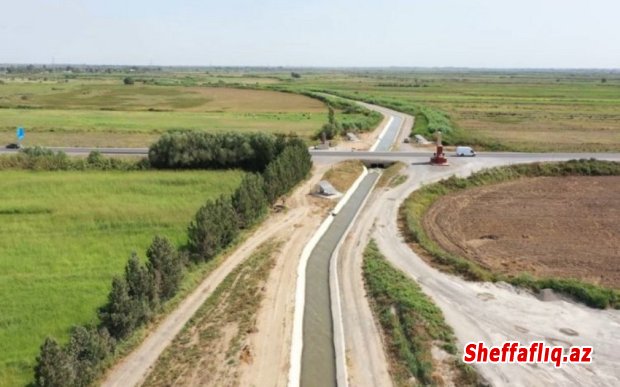 Boztəpə suvarma kanalında yenidənqurma işləri başa çatıb