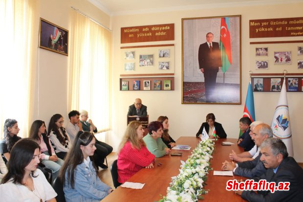 ADPU-nun Şamaxı filialında Konstitusiya və Suverenlik ili çərçivəsində Dövlət Suverenliyi Gününə həsr olunmuş “Suverenliyimiz – Gücümüz və Qürurumuzdur!” mövzusunda tədbir keçirilib.