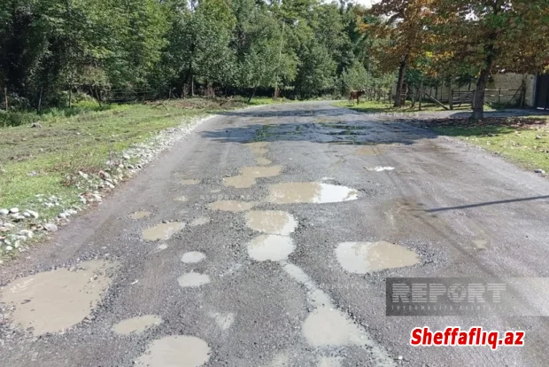 Balakənin Poştbinə kəndinin yararsız vəziyyətə düşən yolu təmir ediləcək