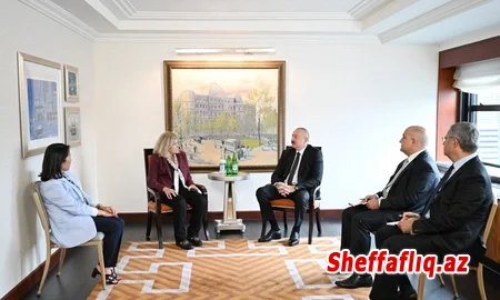 Prezident Nyu-Yorkda "Franklin Templeton" şirkətinin rəhbəri ilə görüşüb