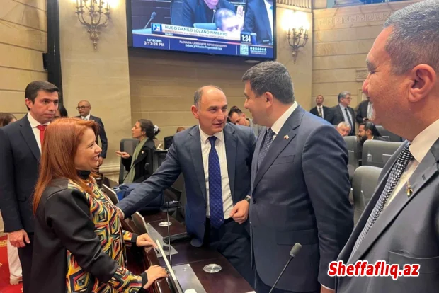 Milli Məclisin üzvləri Kolumbiyada parlament rəsmiləri ilə görüşüblər