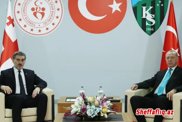Türkiyə və Gürcüstan prezidentləri arasında görüş keçirilib Türkiyə və Gürcüstan prezidentləri arasında görüş keçirilib