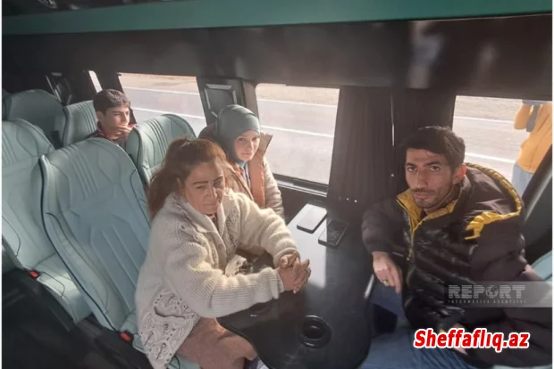 Növbəti köç karvanı Qırmızı Bazar qəsəbəsinə çatıb