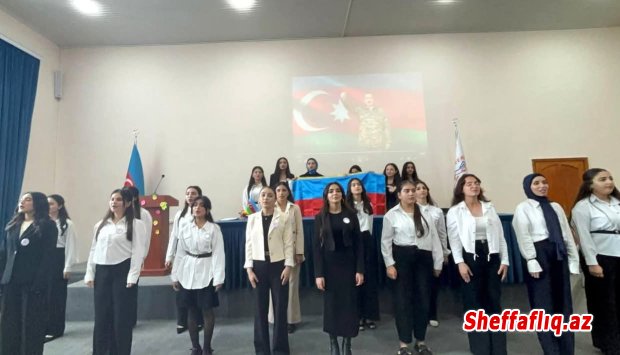 Bakı Qızlar Universitetində Tələbə Gənclər Təşkilatı və Tələbə Elmi Cəmiyyətinin birgə təşkilatçılığı ilə 8 Noyabr – Zəfər Günü münasibətilə “Zəfər zəngi” adlı ədəbi-bədii tədbir keçirildi.