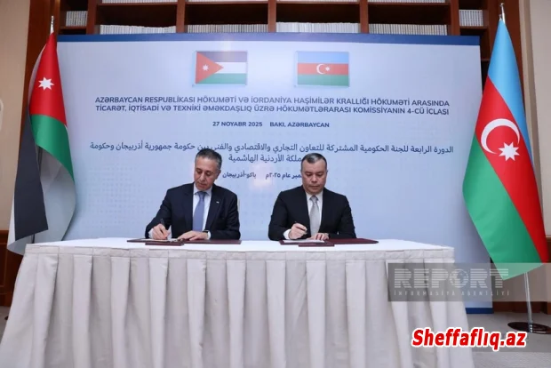 Azərbaycan ilə İordaniya arasında 6 sənəd imzalanıb