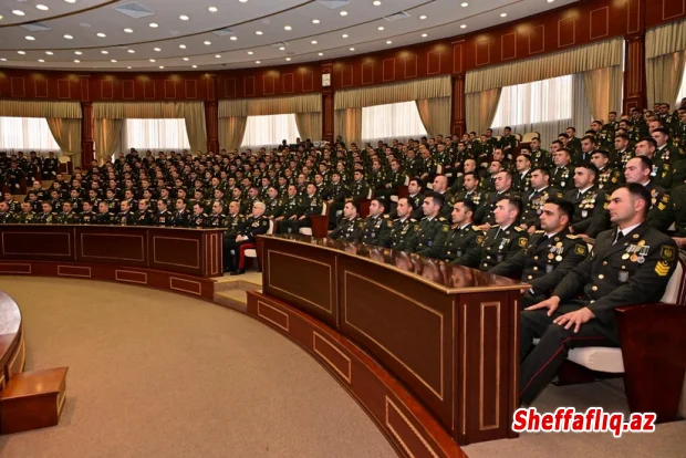 DİN-də Zəfər Gününə həsr olunmuş təntənəli mərasim keçirilib