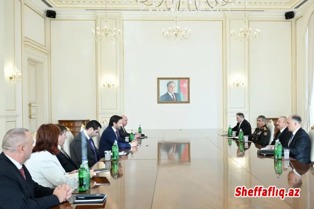 İlham Əliyev Slovakiya Baş nazirinin müavininin başçılıq etdiyi nümayəndə heyətini qəbul edib