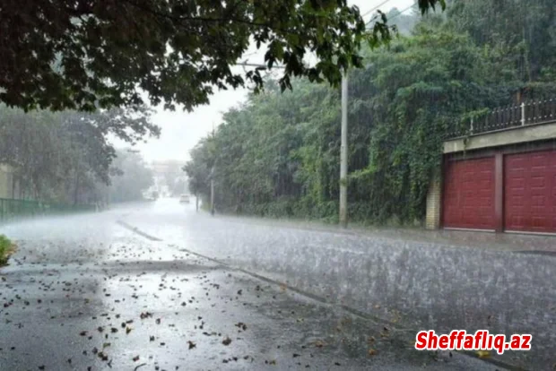 Sabah bəzi yerlərdə leysan xarakterli yağış yağacaq