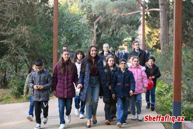 Leyla Əliyeva Mərkəzi Nəbatat bağında uşaqlar üçün təşkil olunan tədbirdə iştirak edib