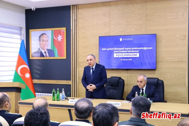 Binəqədi rayon prokurorluğunun yeni inzibati binası istifadəyə verilib