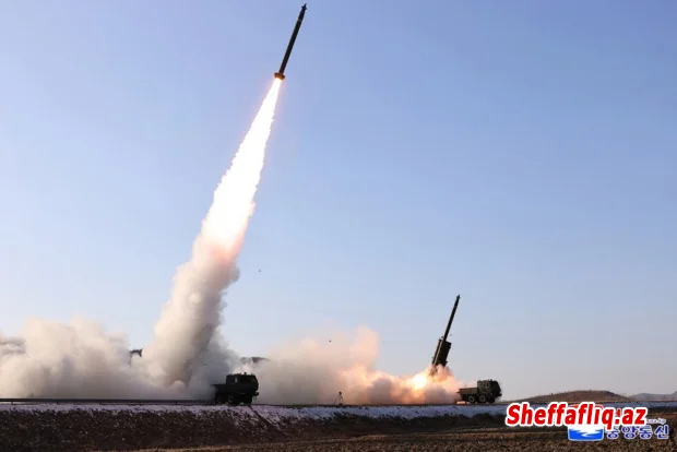 Koreya Xalq Demokratik Respublikasının (KXDR) yenilənmiş iriçaplı reaktiv yaylım atəşi sistemi üzrə sınaq keçirib.