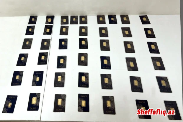 Azərbaycana qızıl külçələrin qanunsuz yolla gətirilməsinin qarşısı alınıb