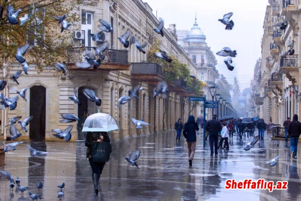 Sabah Bakıda yağış yağacaq - PROQNOZ