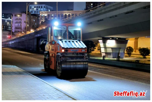 Bakının Fəzail Bayramov küçəsinin bir hissəsi təmir olunub