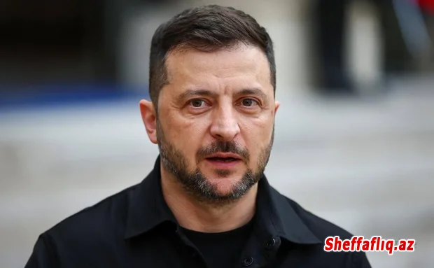 Zelenski ilk dəfə Kiyevdəki bunkeri göstərib