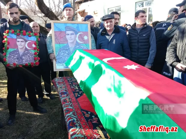 İsmayıllıda I Qarabağ müharibəsinin itkin-şəhidi Fərman Feyzullayevlə vida mərasimi keçirilib
