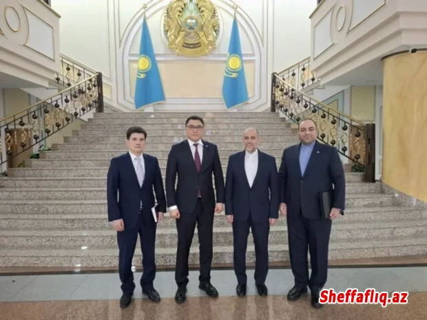 İran səfiri Astanada Qazaxıstan rəsmiləri ilə danışıqlar aparıb