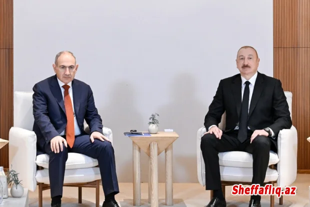 Əbu-Dabidə İlham Əliyev və Nikol Paşinyan arasında geniş tərkibdə görüş keçirilir