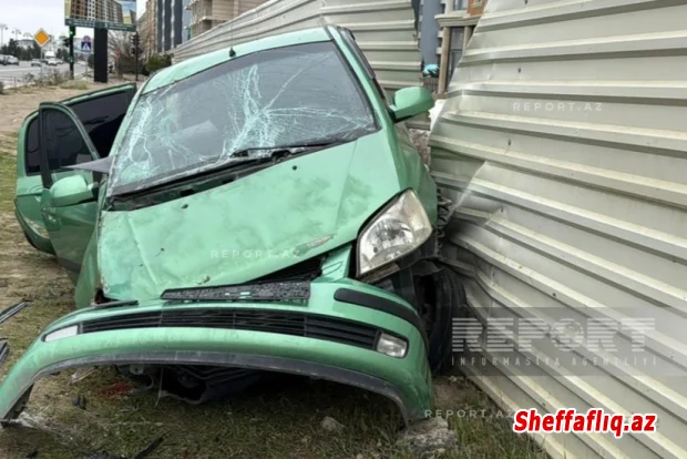 Sumqayıtda avtomobil hasara çırpılıb, xəsarət alanlar var