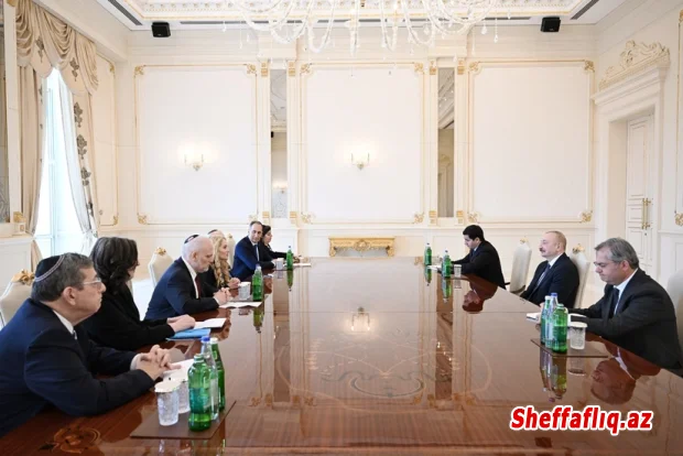 Prezident ABŞ-nin Əsas Amerika Yəhudi Təşkilatlarının Prezidentləri Konfransının nümayəndə heyətini qəbul edib