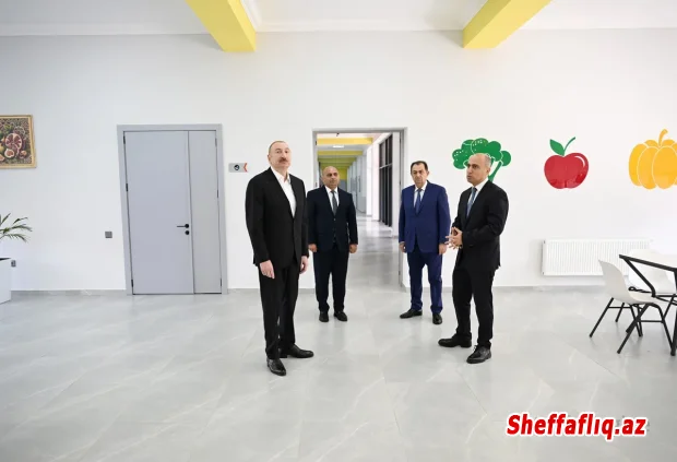 İlham Əliyev Lənkəran Dövlət Peşə Təhsil Mərkəzinin açılışında iştirak edib