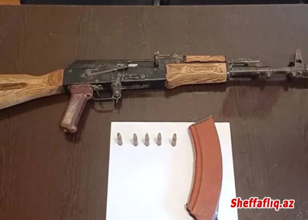 Salyanda 63 yaşlı kişidən avtomat və narkotik götürülüb