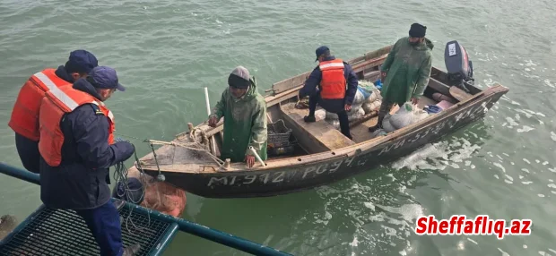 Xəzər dənizində köməksiz vəziyyətdə qalan azərbaycanlı balıqçılar xilas edilib