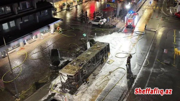 İsveçrənin Kerzers şəhərində avtobusda baş verən yanğında altı nəfər ölüb