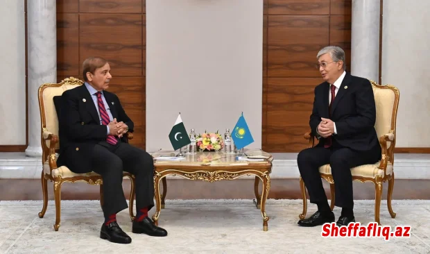Şahbaz Şərif və Tokayev Yaxın Şərqdəki vəziyyəti müzakirə edib