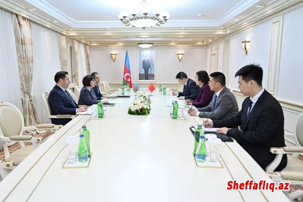 Sahibə Qafarova Çinin Azərbaycandakı səfiri ilə görüşüb
