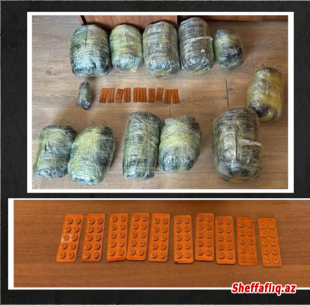 Saray qəsəbəsində 15 kiloqram narkotik vasitə aşkarlanıb