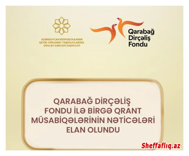 QHT Agentliyi və Qarabağ Dirçəliş Fondunun birgə keçirdiyi qrant müsabiqəsinin nəticələri açıqlanıb