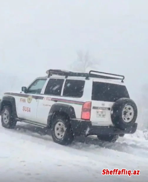 Xocalıda avtomobillərdə köməksiz vəziyyətdə qalan vətəndaşlara yardım göstərilib